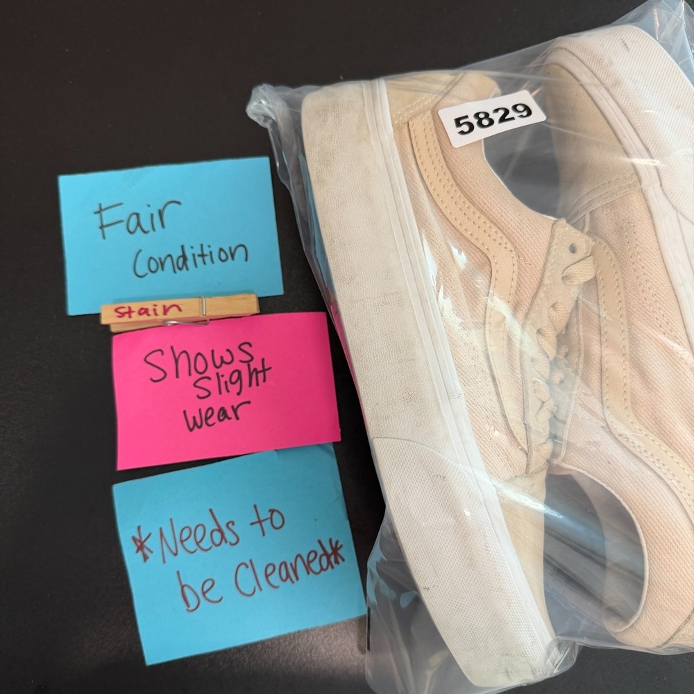 Vans Off The Wall Sneaker Unisex Size 7.5M/9W Pink Low Top Casual Lace-Up 721356 - Picture 15 of 15